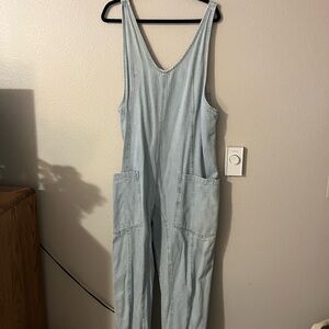 We The Free Light Blue Denim Apparel